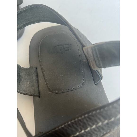 UGG AUSTRALIA MEN’S TUSTIN GRAY SANDALS 1004075 SANDALS SZ 13 - Picture 5 of 9